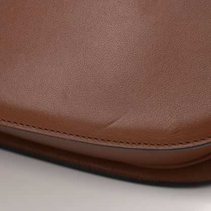 Valentino Garavani Smooth Calfskin Supervee Shoulder Bag Saddle Brown 11 of 11