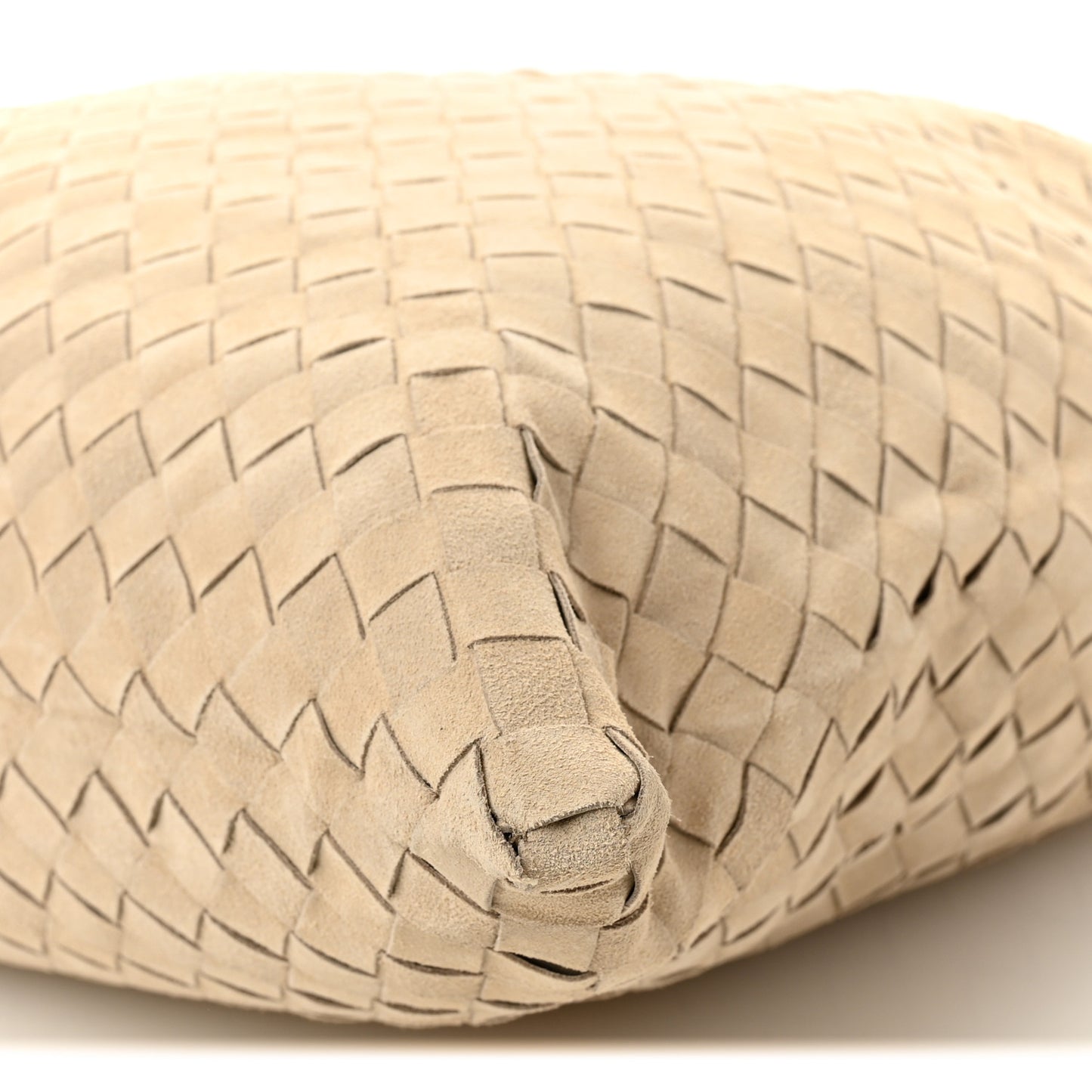 Suede Intrecciato Large Hop Ecru