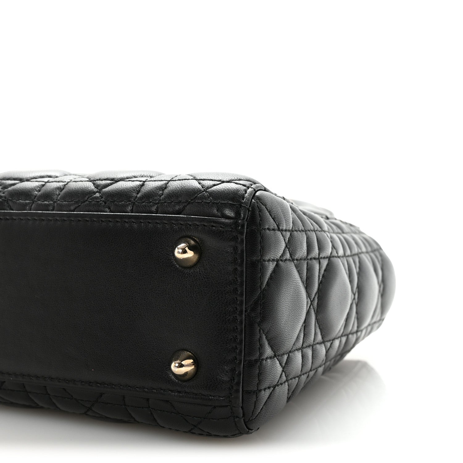 Christian Dior Lambskin Cannage Small My ABCDior Lady Dior Black 9 of 9