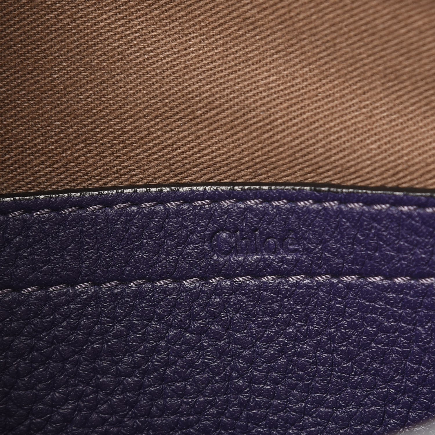 Chloe Grained Calfskin Medium Marcie Saddle Bag Storm Blue 6 of 10