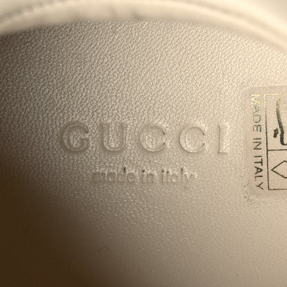 Gucci Calfskin Logo Womens Rhyton Sneakers 41 Ivory 9 of 14
