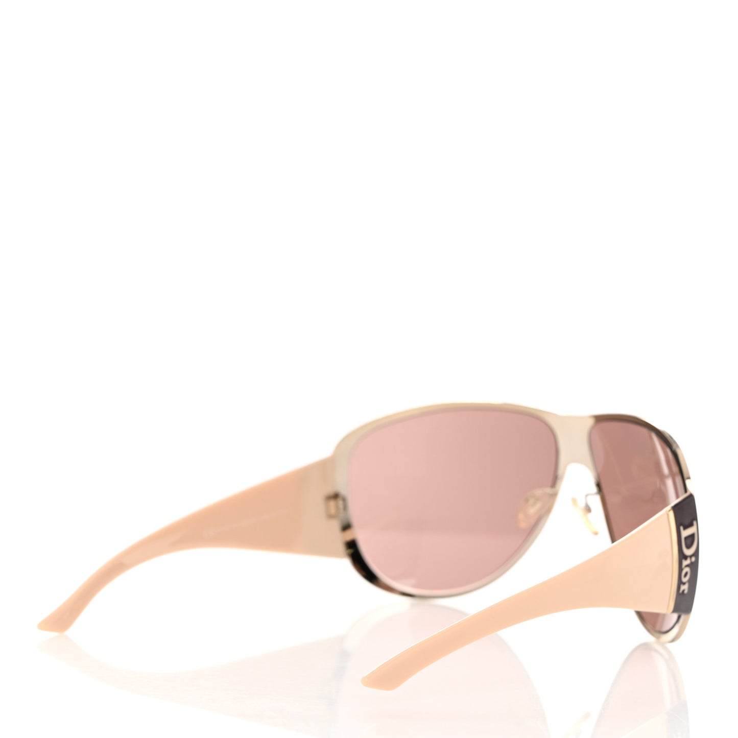 Metal Subdior 1 Sunglasses Gold Beige