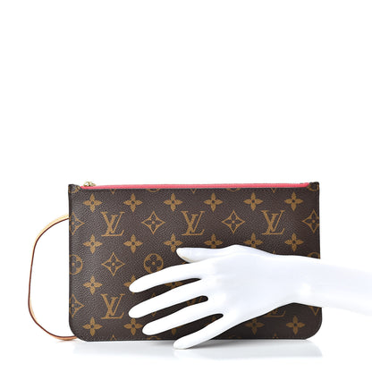 Louis Vuitton Monogram Neverfull MM GM Pochette Grenade 2 of 7