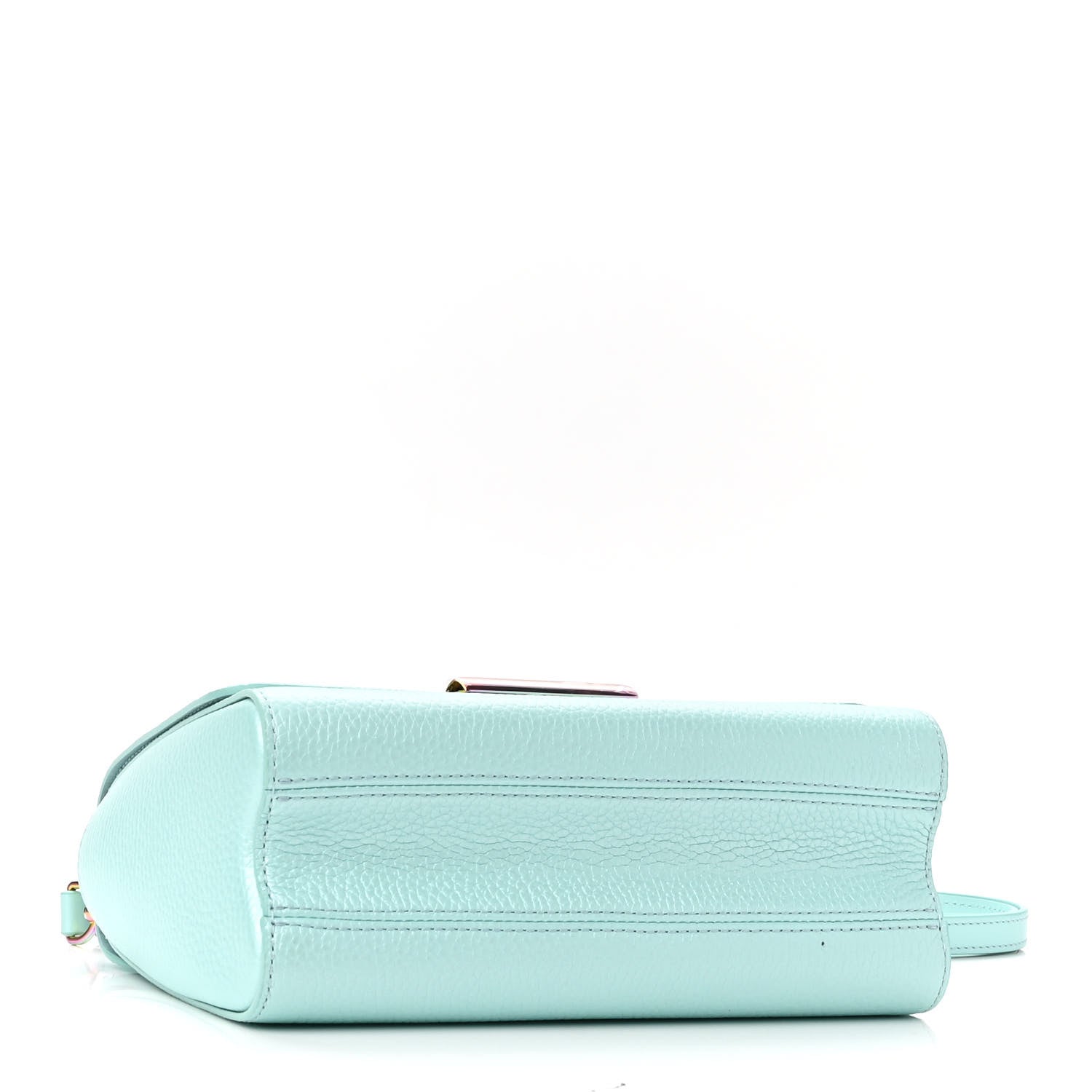 Louis Vuitton Iridescent Grained Calfskin Summer Splash Twist MM Blue 4 of 9