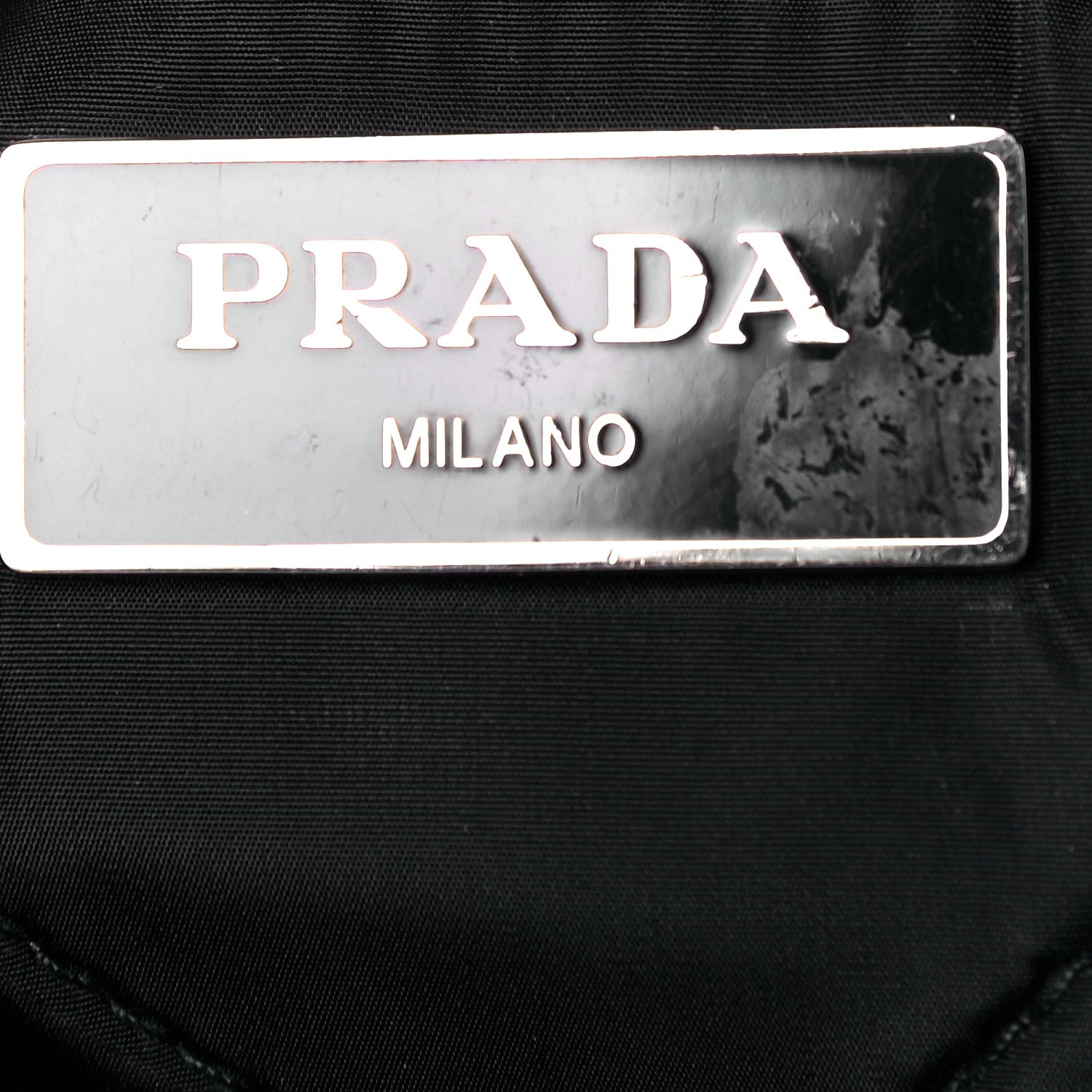Prada Tessuto Nylon Bomber Sound Chain Flap Shoulder Bag Black 5 of 10