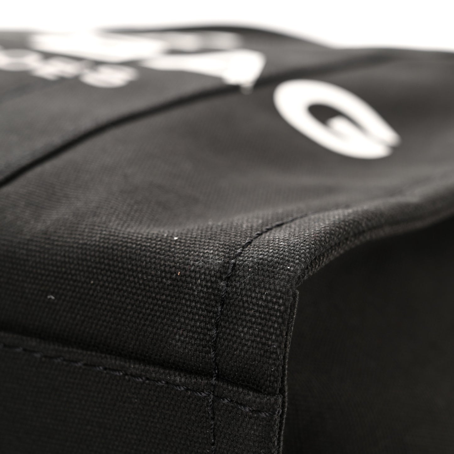 Cotton Canvas Large The Tote Bag Black
