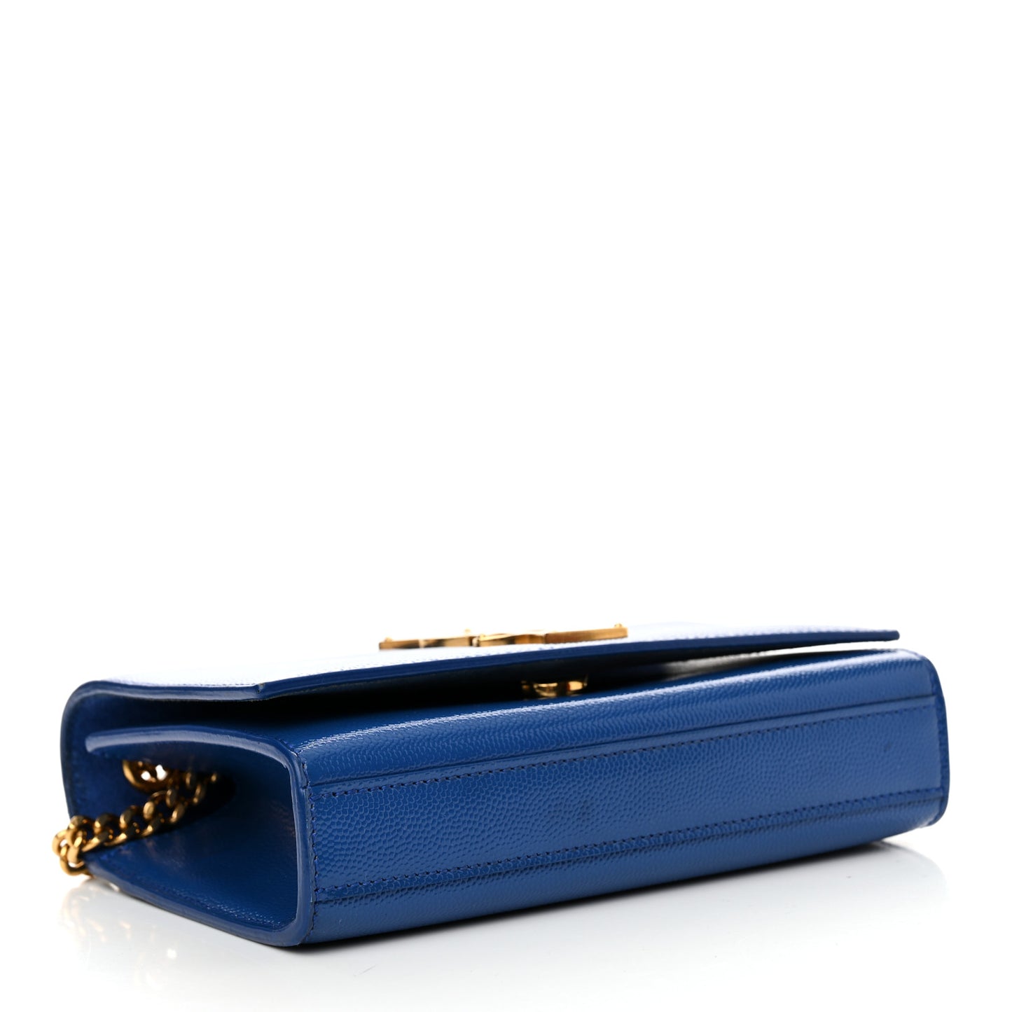 Grain De Poudre Small Classic Monogram Kate Satchel Royal Blue