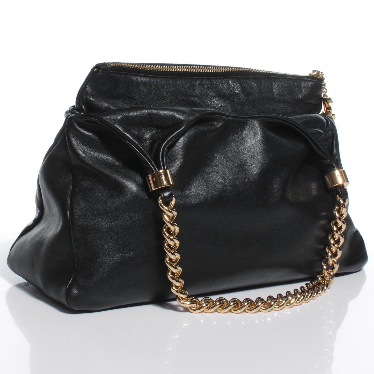 Calfskin Rodeo Drive Hobo Black
