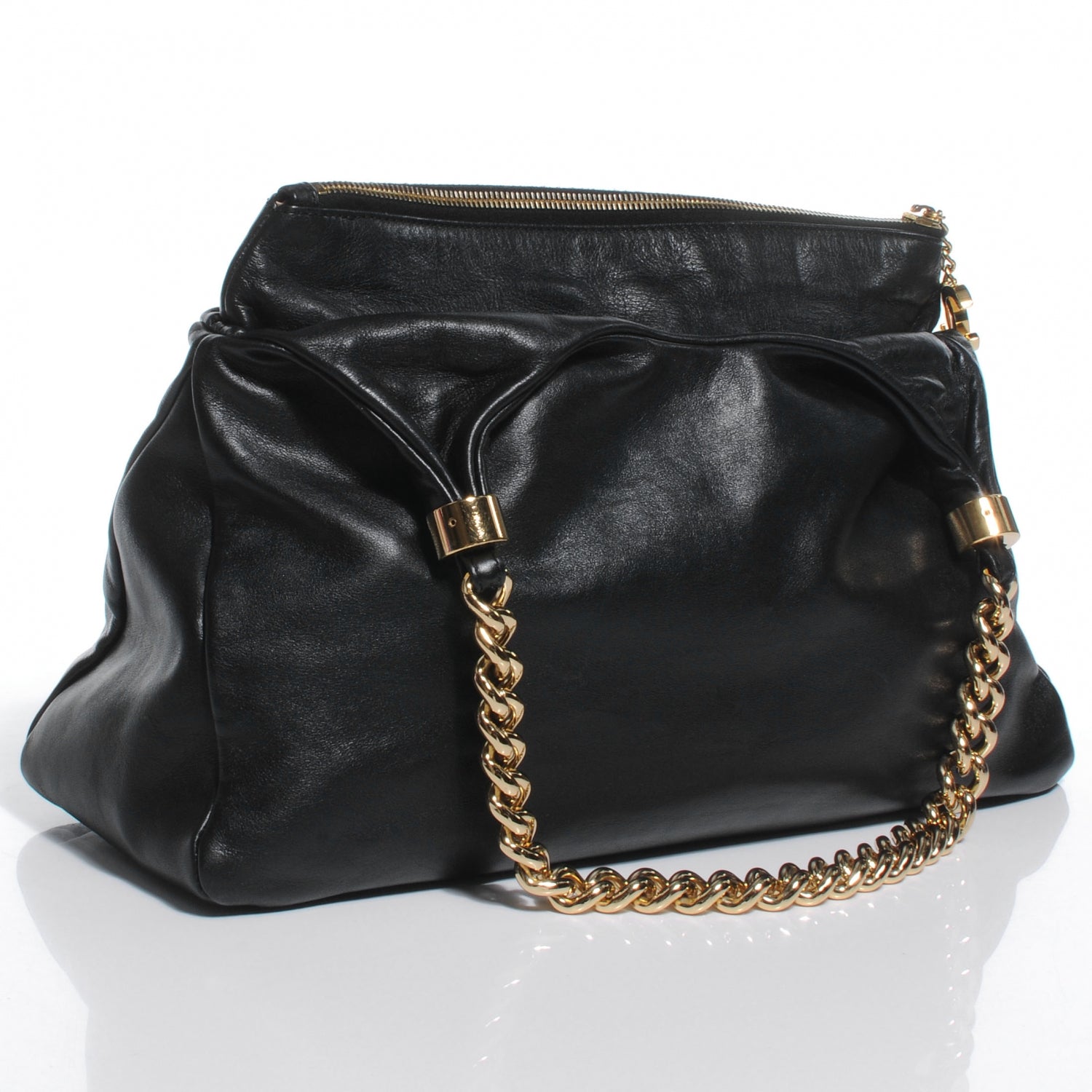 Chanel Calfskin Rodeo Drive Hobo Black 3 of 7