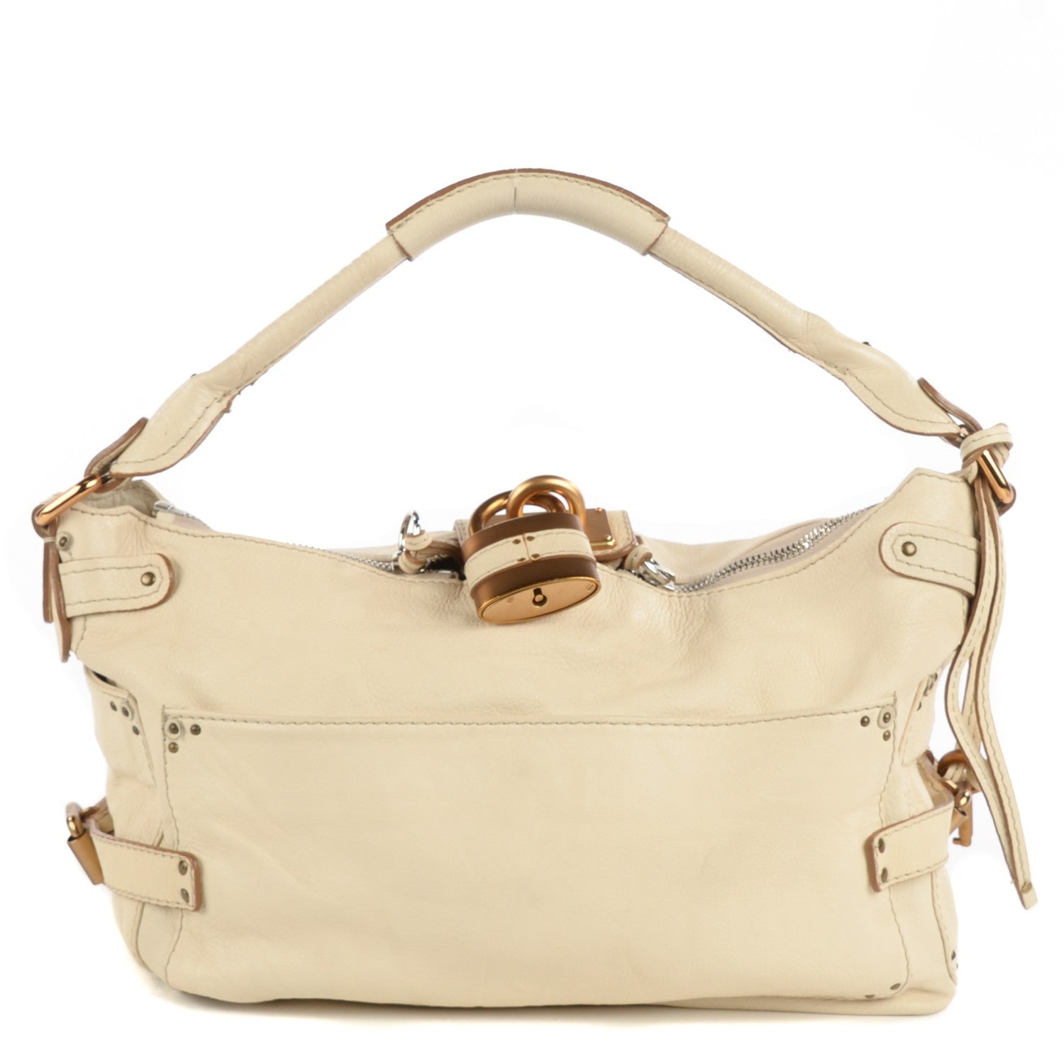 Chloe Calfskin Paddington Hobo White 1 of 8