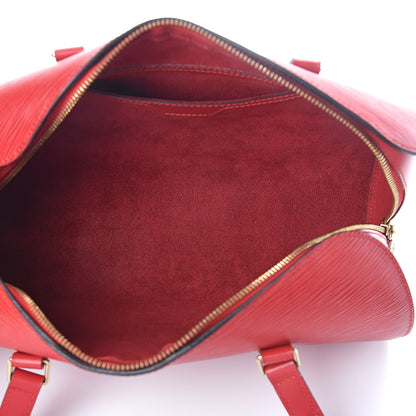 Louis Vuitton Epi Soufflot Castillan Red 6 of 10