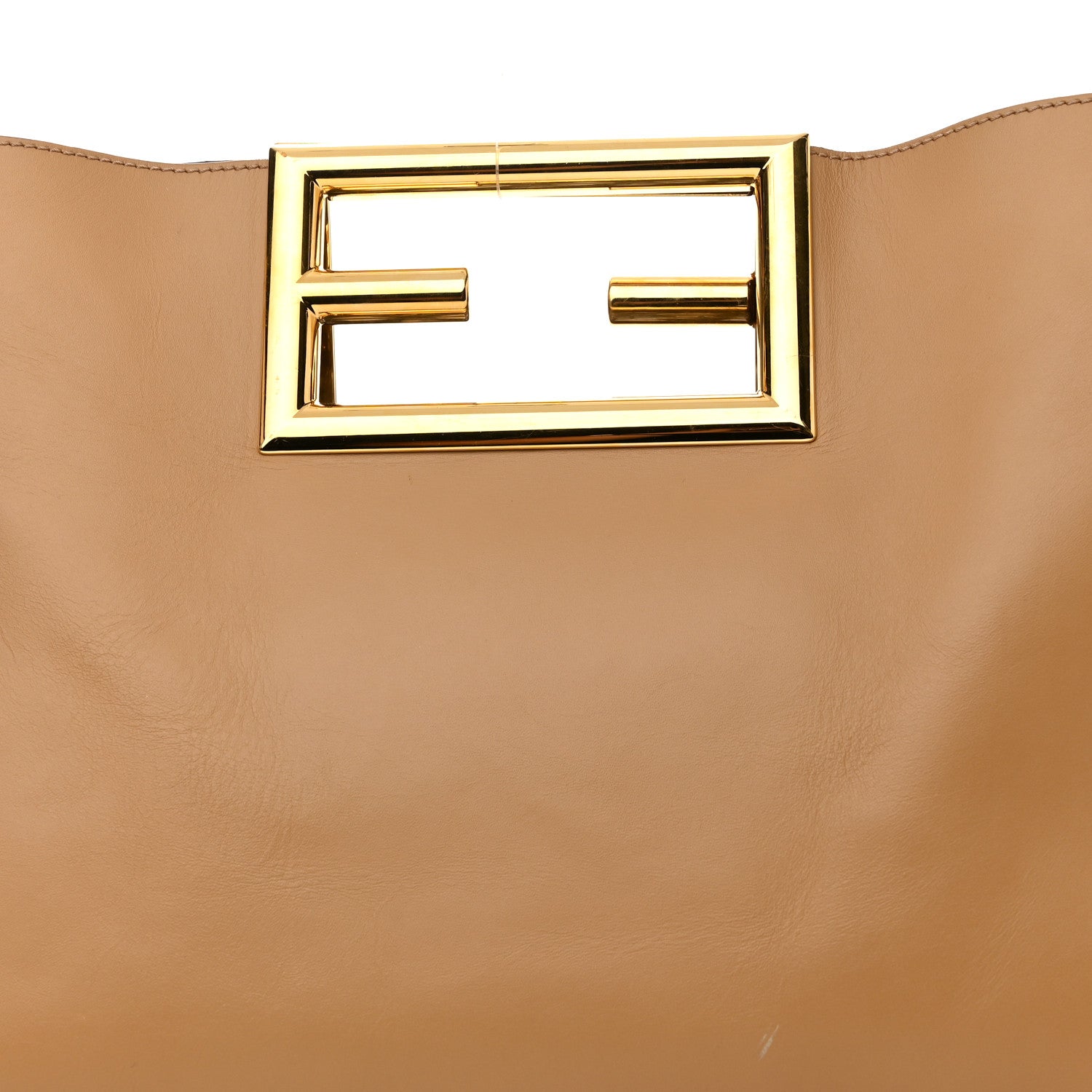 Fendi Vitello King Medium Fendi Way Tote Miele Scuro 8 of 13