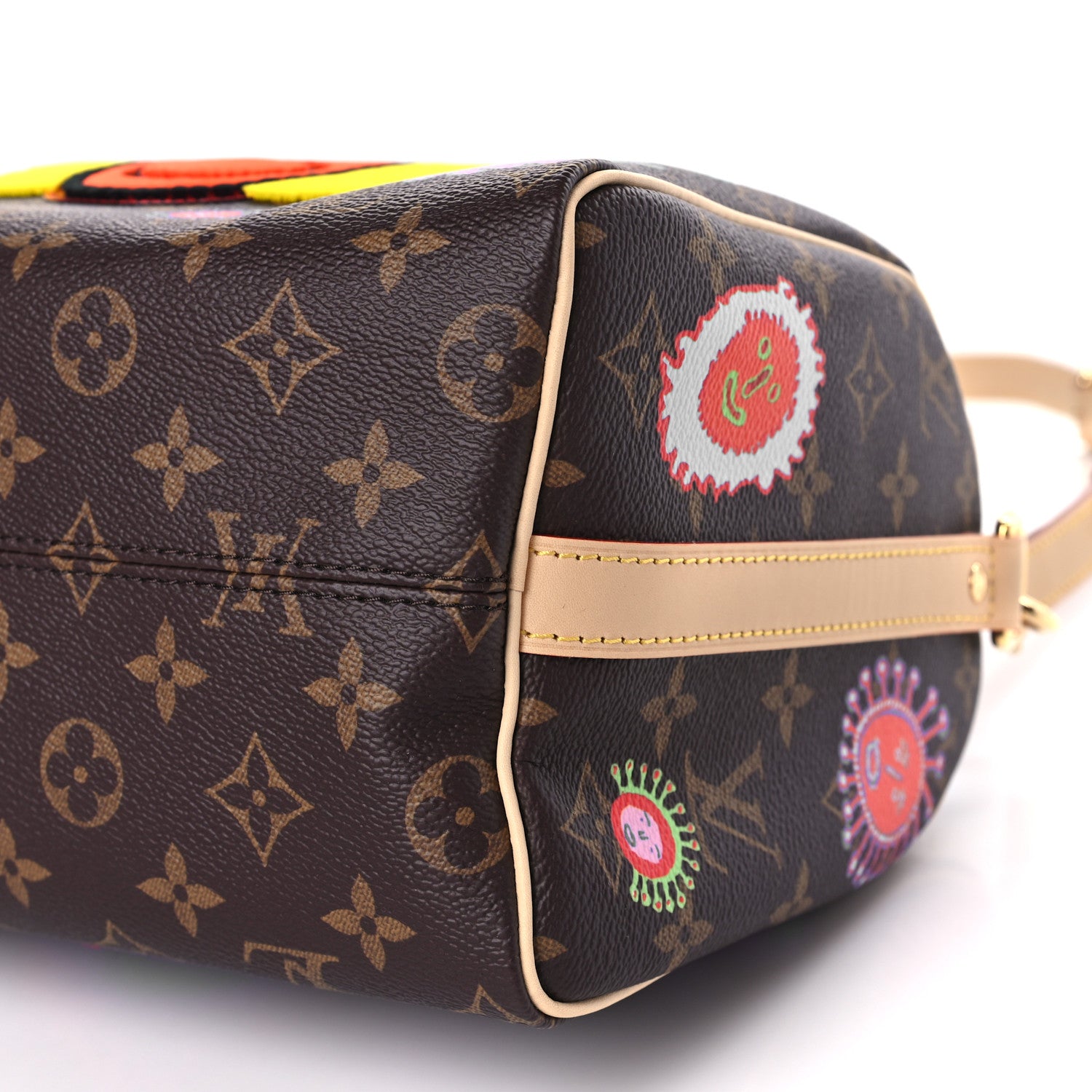 Louis Vuitton LV X YK Monogram Embroidered My Eternal Soul Speedy Bandouliere 25 Multicolor 9 of 10