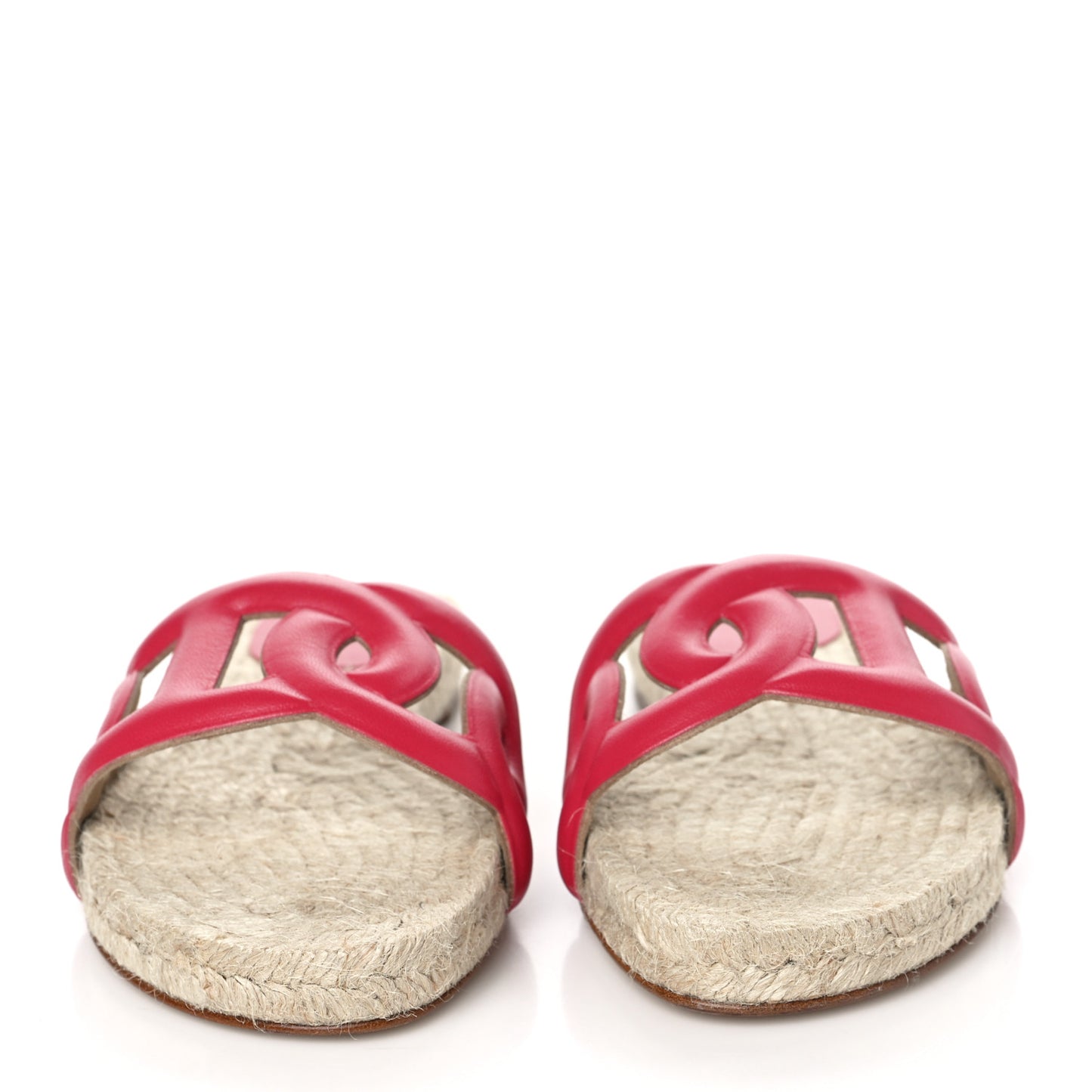 Nappa Famosa Espadrille Sandals 35 Rosa Framboise
