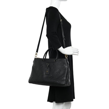 Louis Vuitton Empreinte Monogram Giant Trianon MM Black 2 of 9