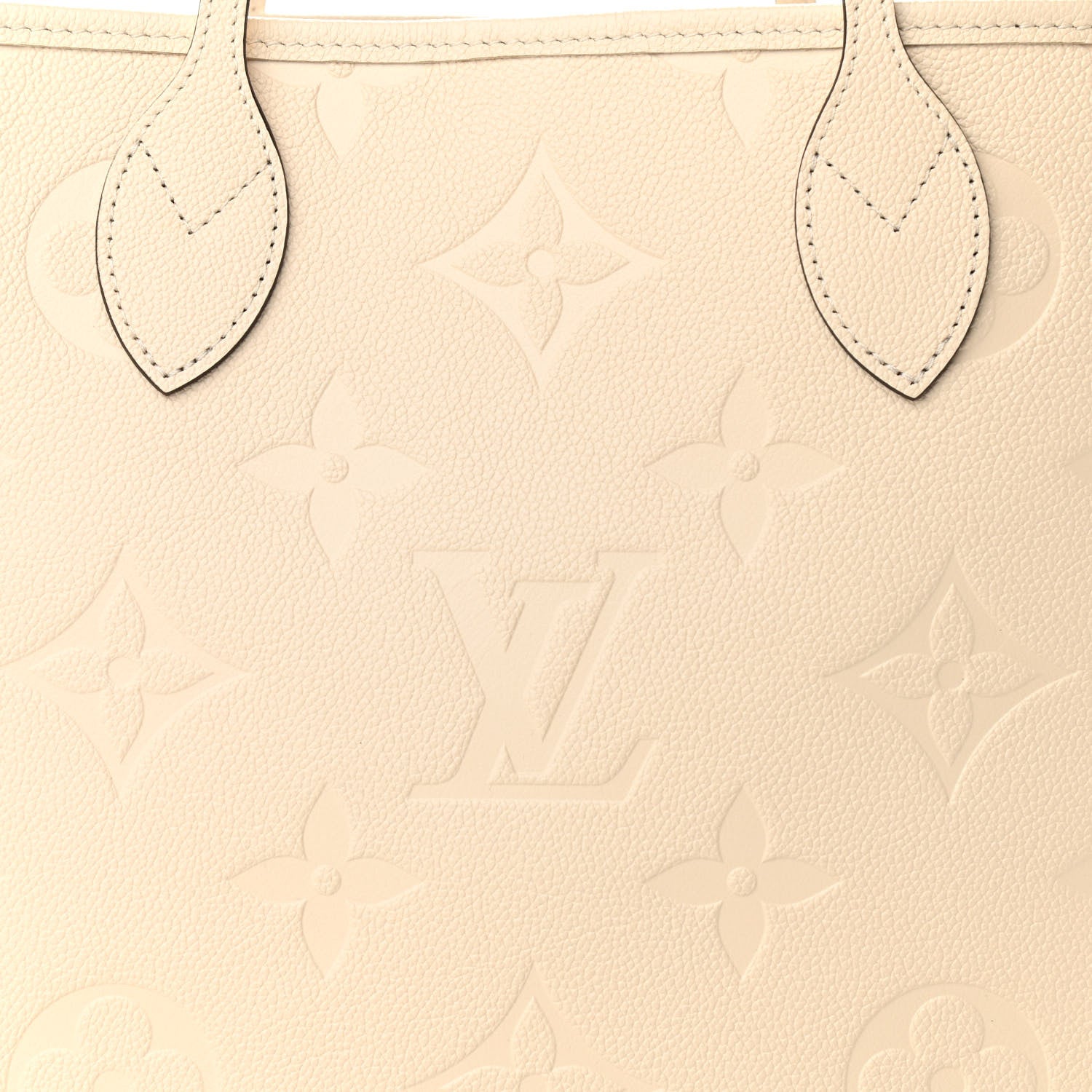 Louis Vuitton Empreinte Monogram Giant Neverfull MM Cream 8 of 10