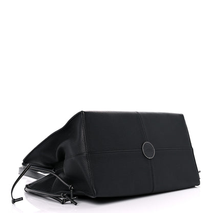 Loewe Grained Calfskin Small Cushion Tote Black 4 of 13