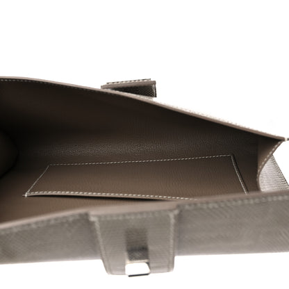 Hermes Lizard Medor Clutch 23 Ficelle 5 of 9