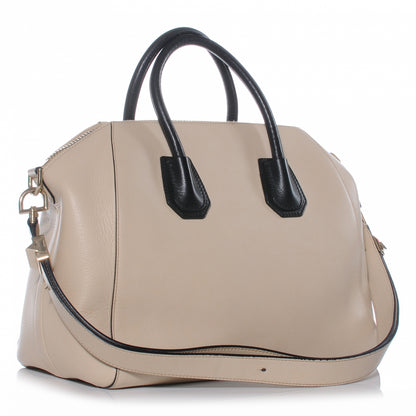 Givenchy Calfskin Medium Bi-Color Antigona Cream Black 4 of 8