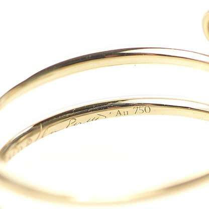 Tiffany 18K Yellow Gold Diamond Elsa Peretti Double Hoop Ring 52 6 5 of 6