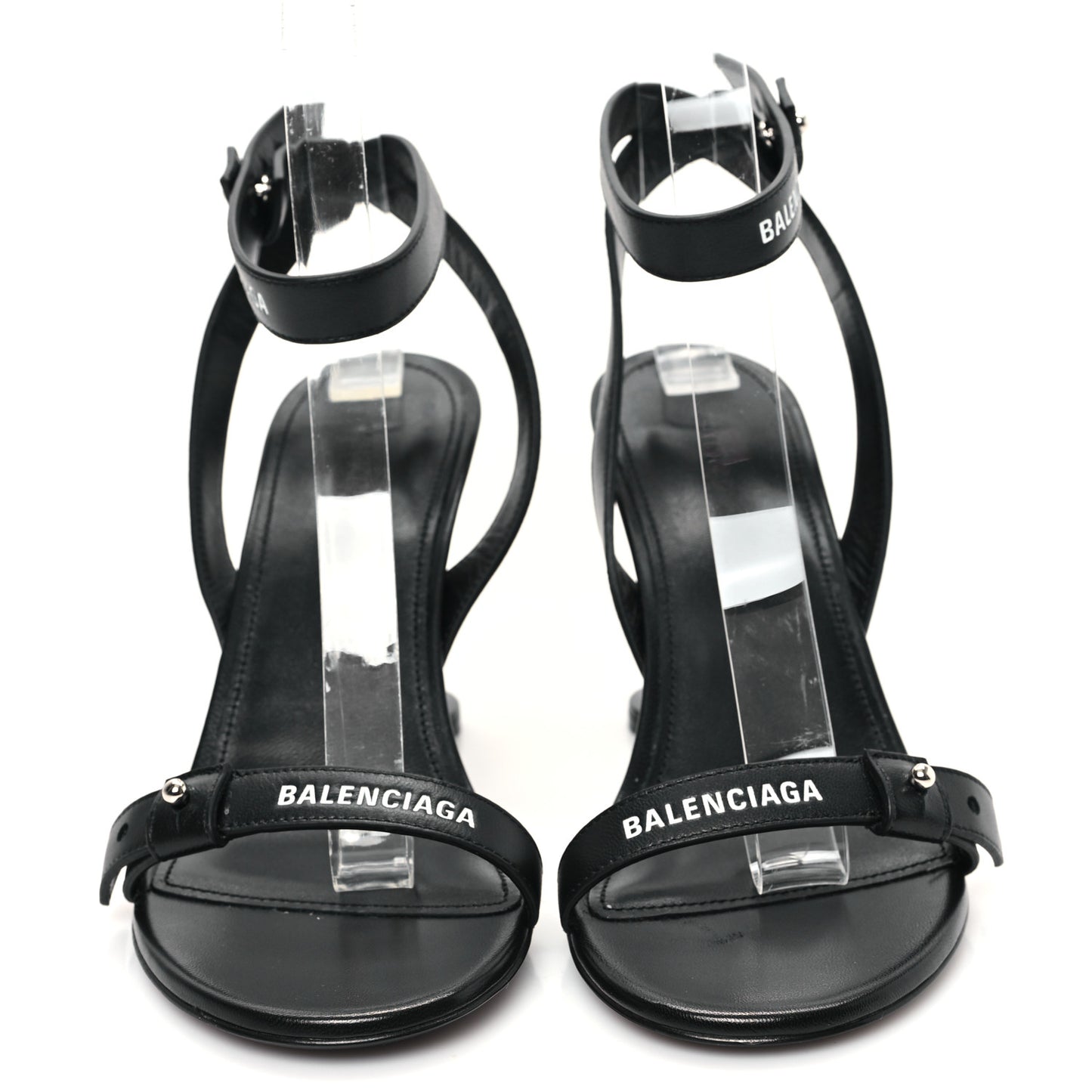 Calfskin Logo Afterhour 90mm Sandal 36 Black