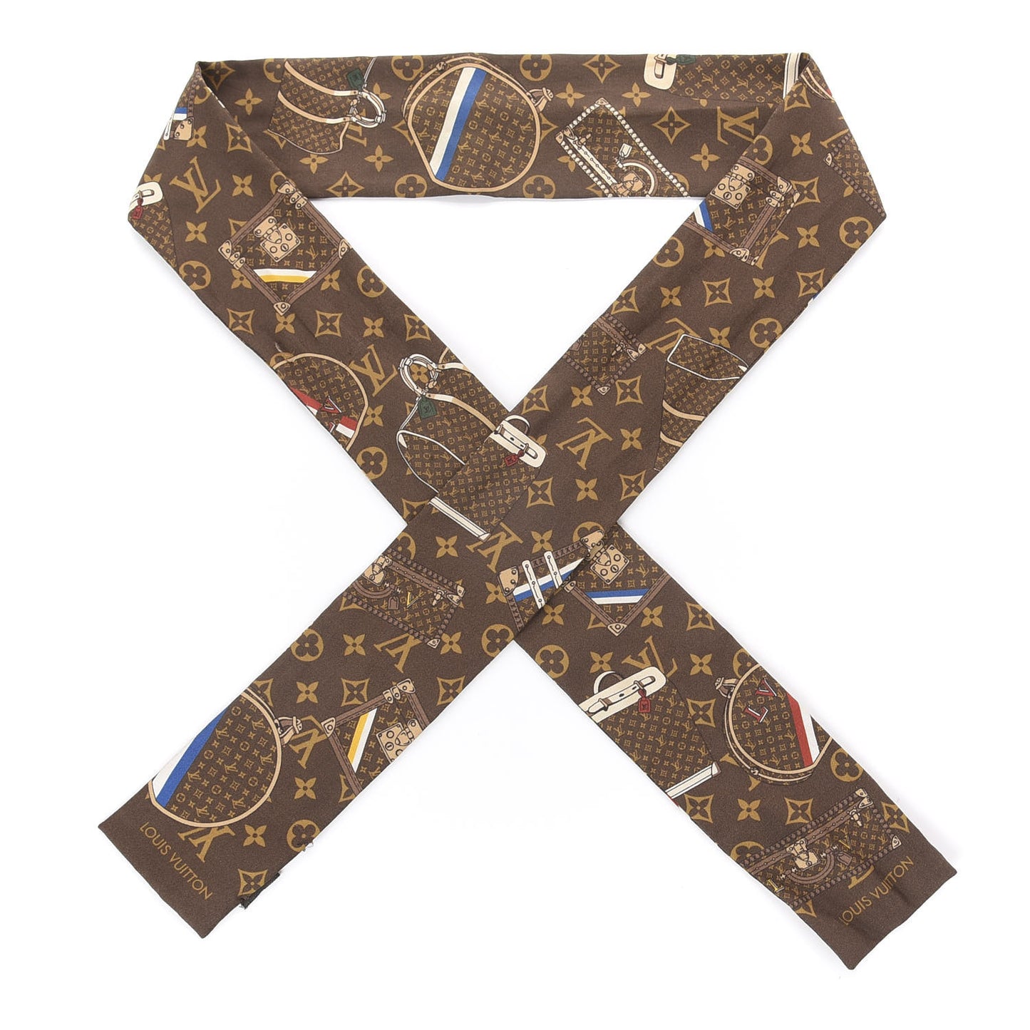 Silk Monogram Trunks Bandeau