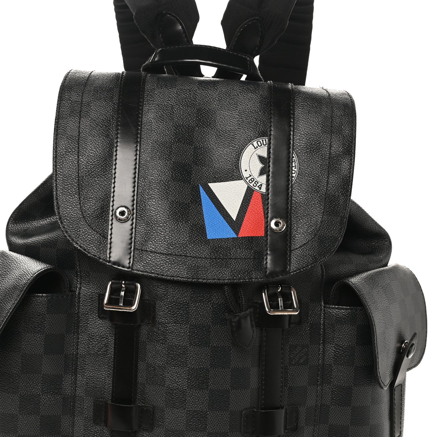 Damier Graphite LV League Christopher PM Backpack