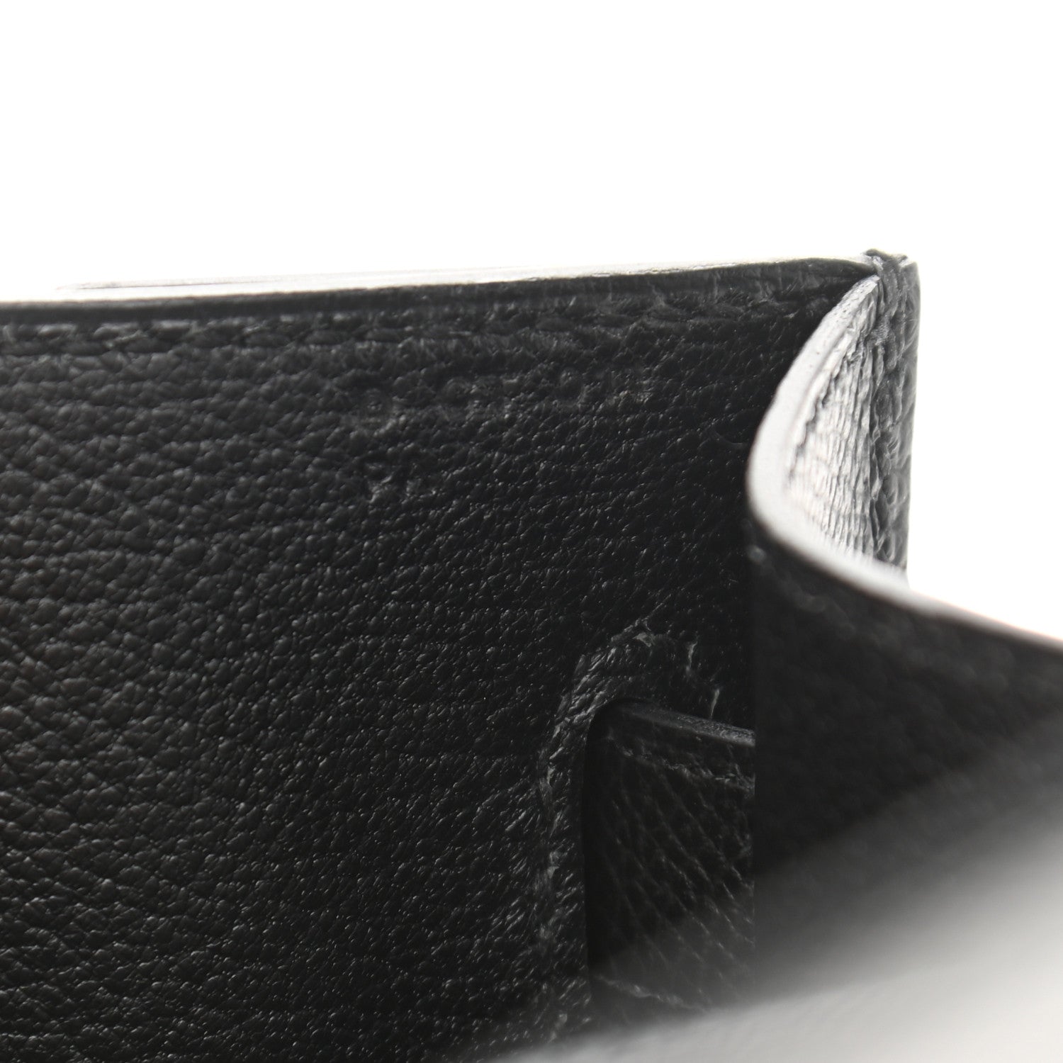 Hermes Epsom Kelly Depeches 25 Pouch Black 7 of 8
