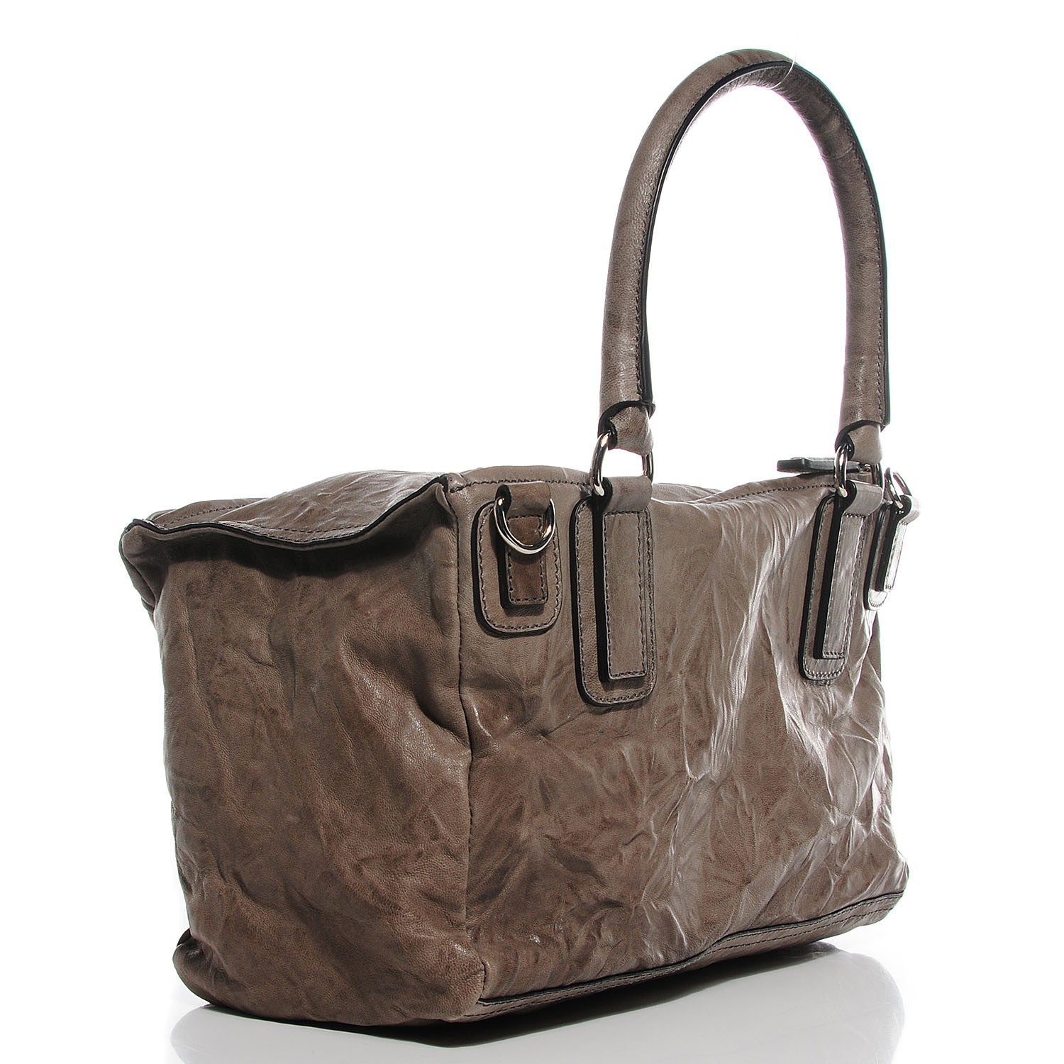 Givenchy Tumbled Sheepskin Medium Pandora Charcoal 3 of 9