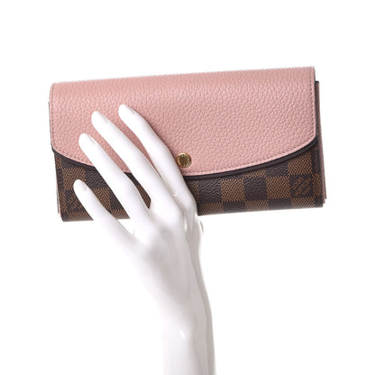 Louis Vuitton Damier Ebene Normandy Wallet Magnolia 2 of 8
