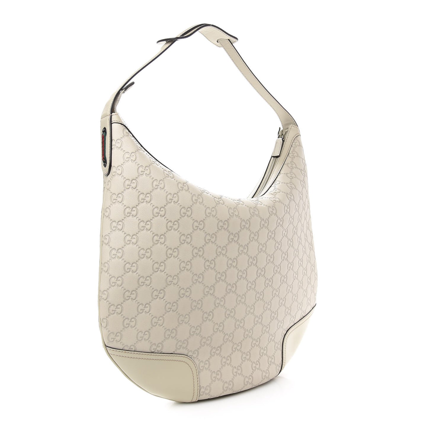 Guccissima Large Princy Hobo Off White