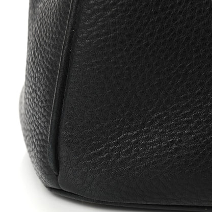 Prada Vitello Daino Large Double Zip Tote Black 10 of 10