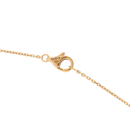 Cartier 18K Pink Gold Diamond Carnelian XS Amulette de Cartier Pendant Necklace 5 of 6