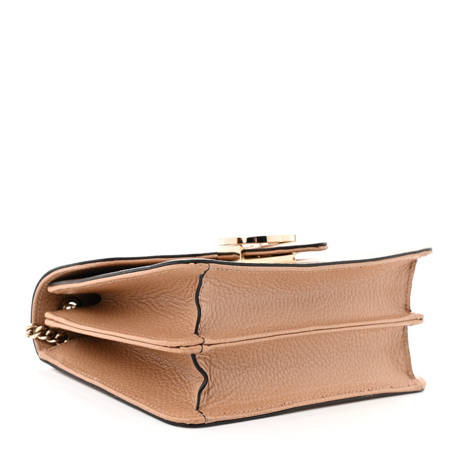 Gucci Dollar Calfskin Small Interlocking G Shoulder Bag Camelia 4 of 10