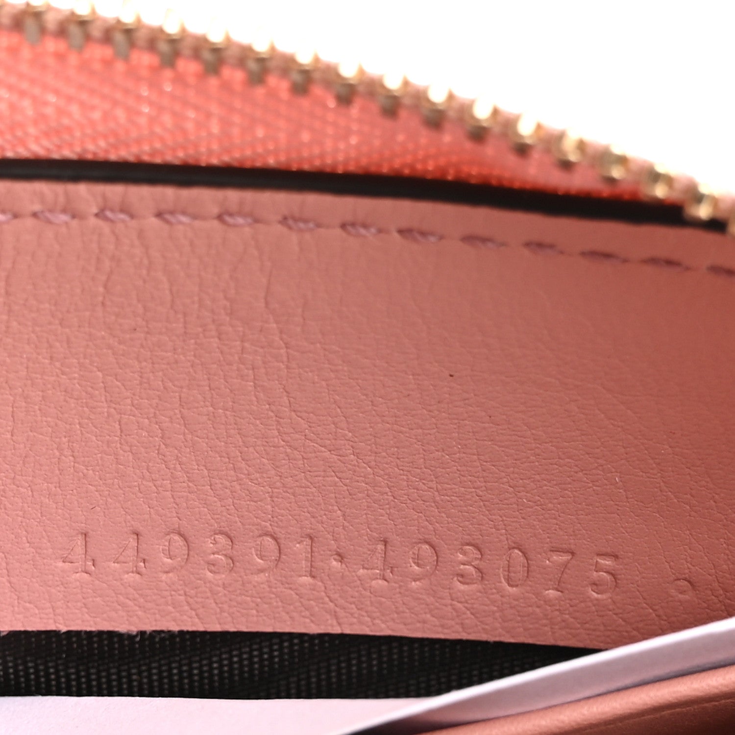 Gucci Microguccissima Zip Around Wallet Soft Pink 7 of 8