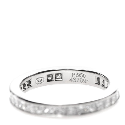 Harry Winston Platinum Diamond Channel Set Princess Wedding Band Ring 53 6.25 4 of 7