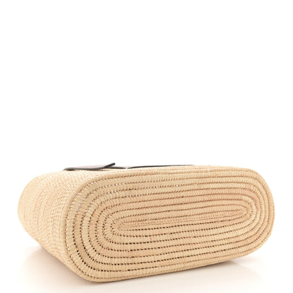 Loewe Raffia Small Square Basket Tote Bag Natural Tan 4 of 9