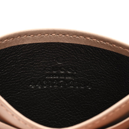 Gucci Calfskin Matelasse GG Marmont Card Holder Porcelain Rose 6 of 6