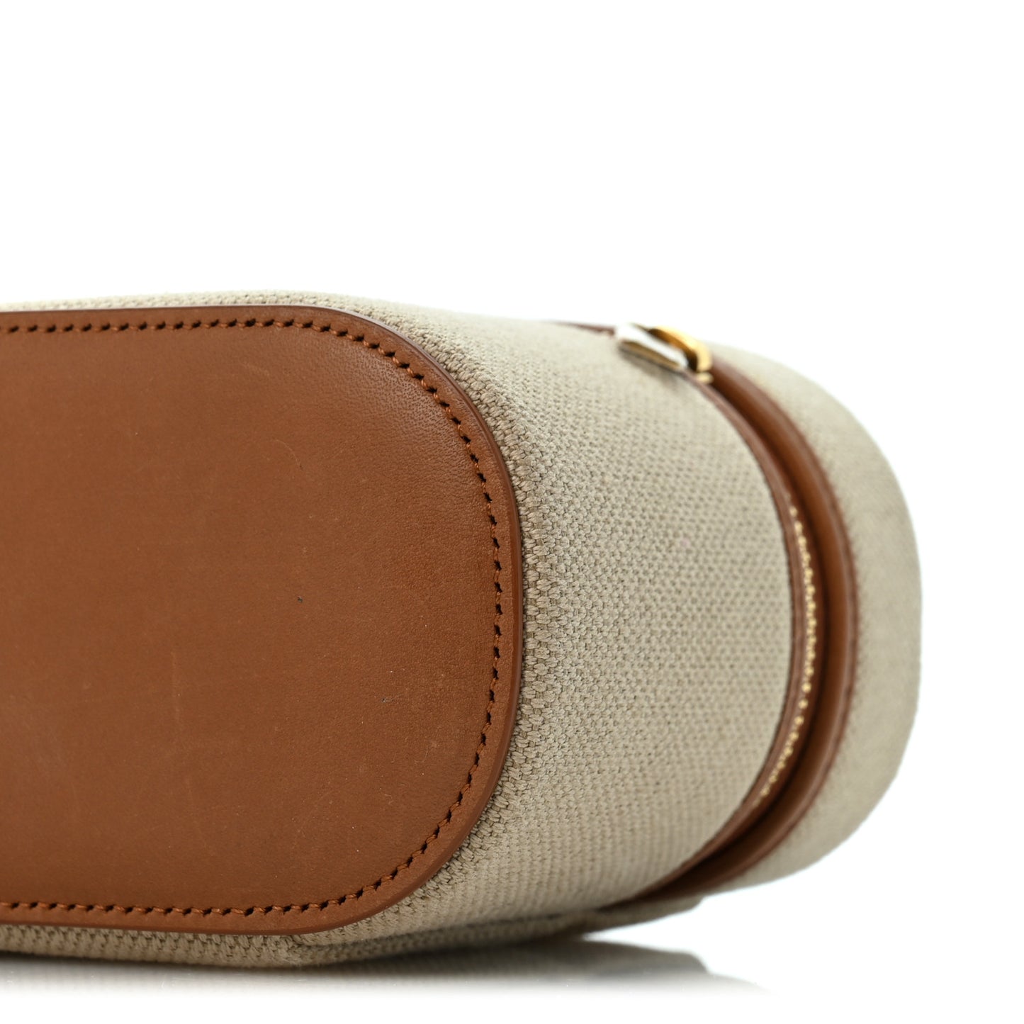 Canvas Calfskin Mini Gaby Vanity Case Desert Dust Brick