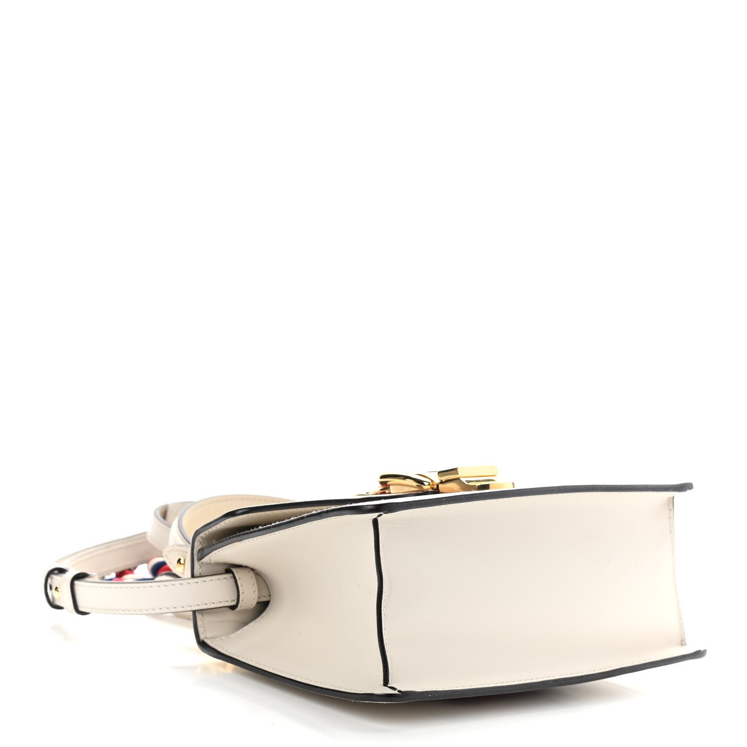 Gucci Calfskin Mini Sylvie Top Handle Bag White 4 of 18