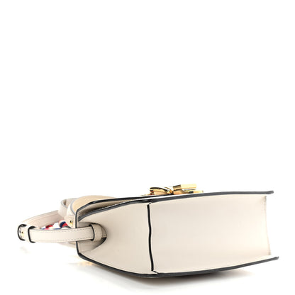 Gucci Calfskin Mini Sylvie Top Handle Bag White 4 of 18