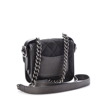 Chanel Iridescent Calfskin Mini Back To School Crossbody Flap Anthracite 4 of 8