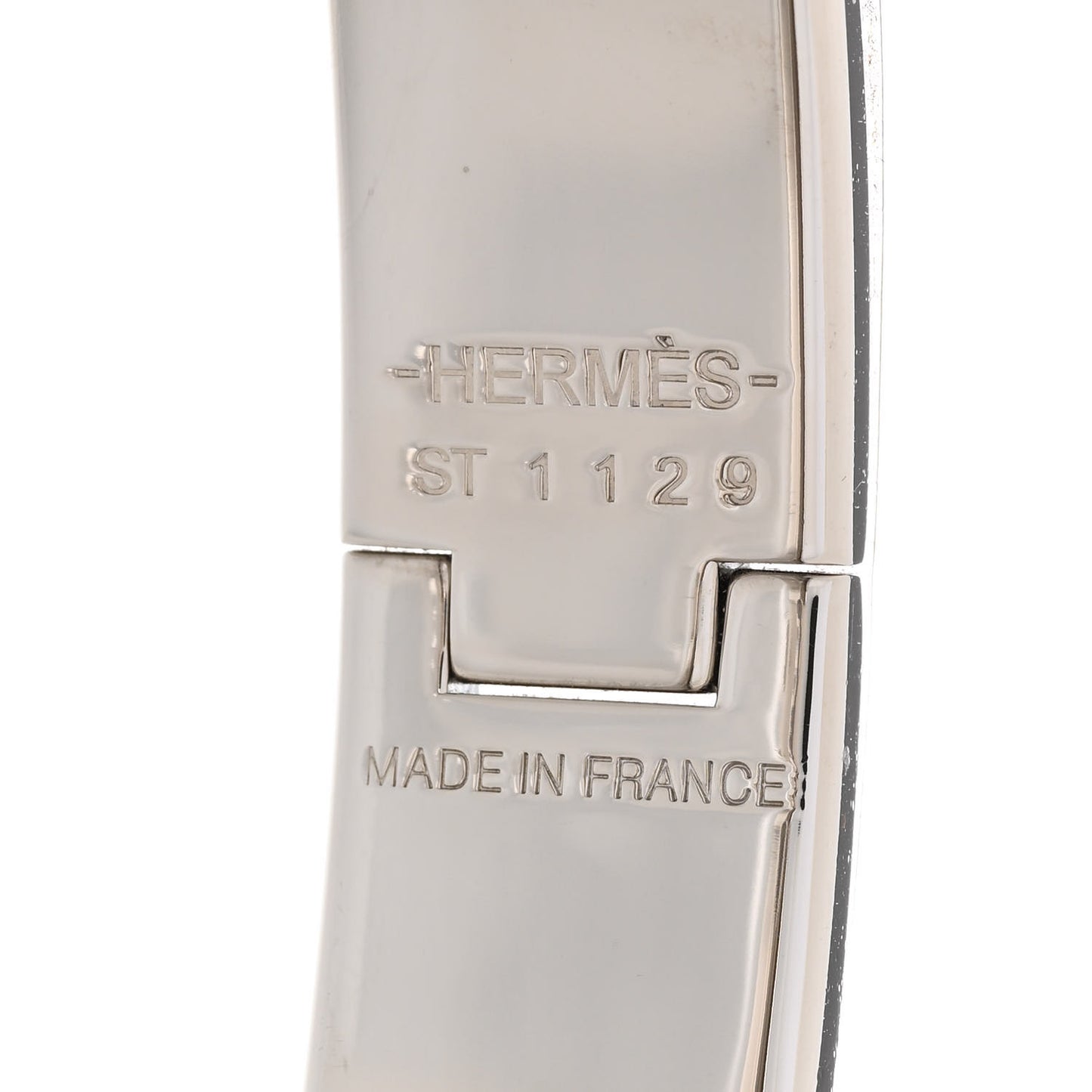 Enamel Clic Anneau Bracelet PM Craie