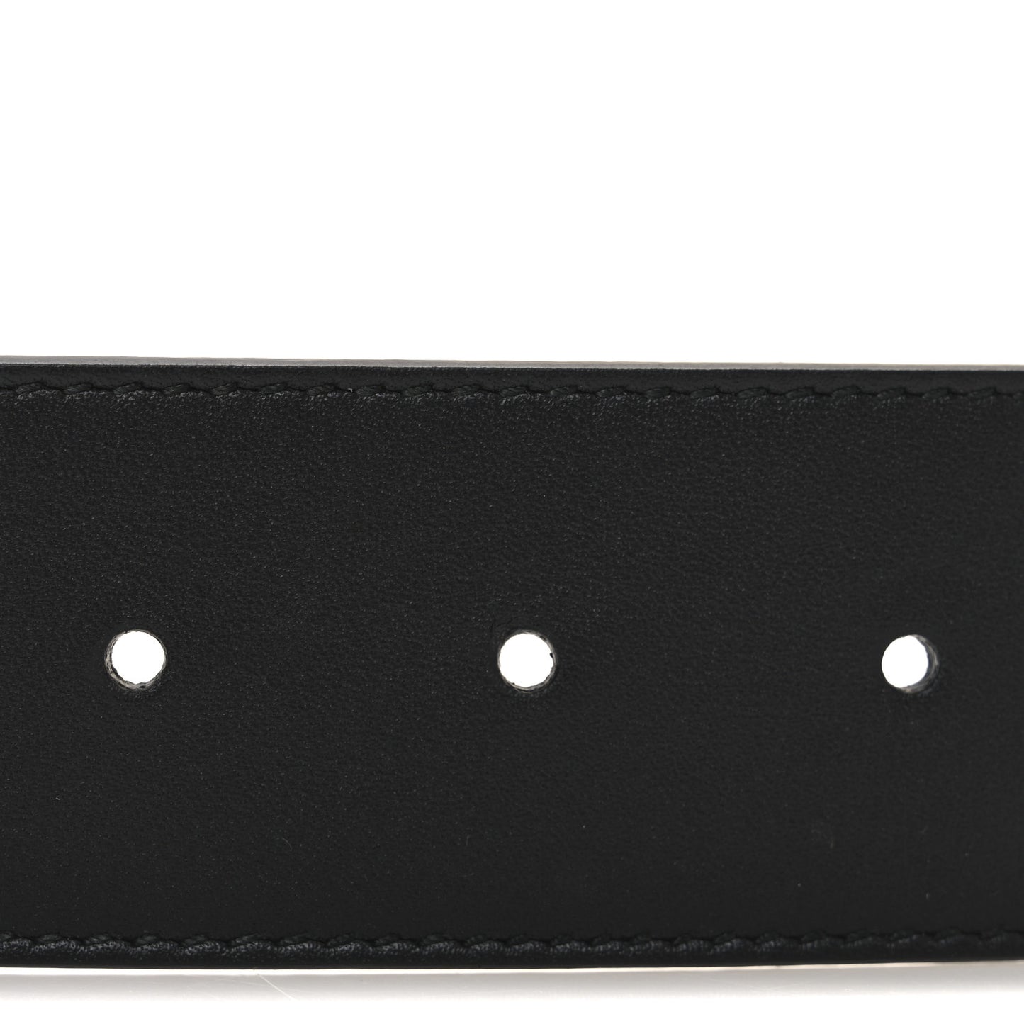 Moon Calfskin Torchon Double G 25mm Belt 105 42 Black