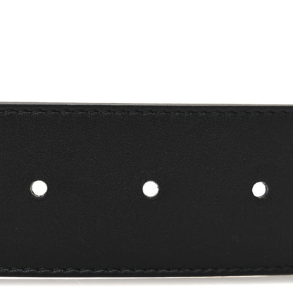 Gucci Moon Calfskin Torchon Double G 25mm Belt 105 42 Black 4 of 5
