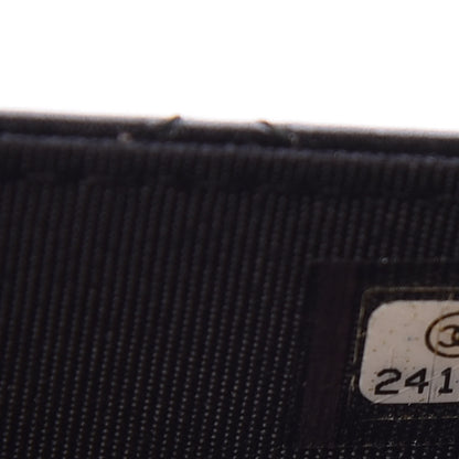 Chanel Crumpled Calfskin Quilted Wallet On Chain WOC So Black 8 of 11