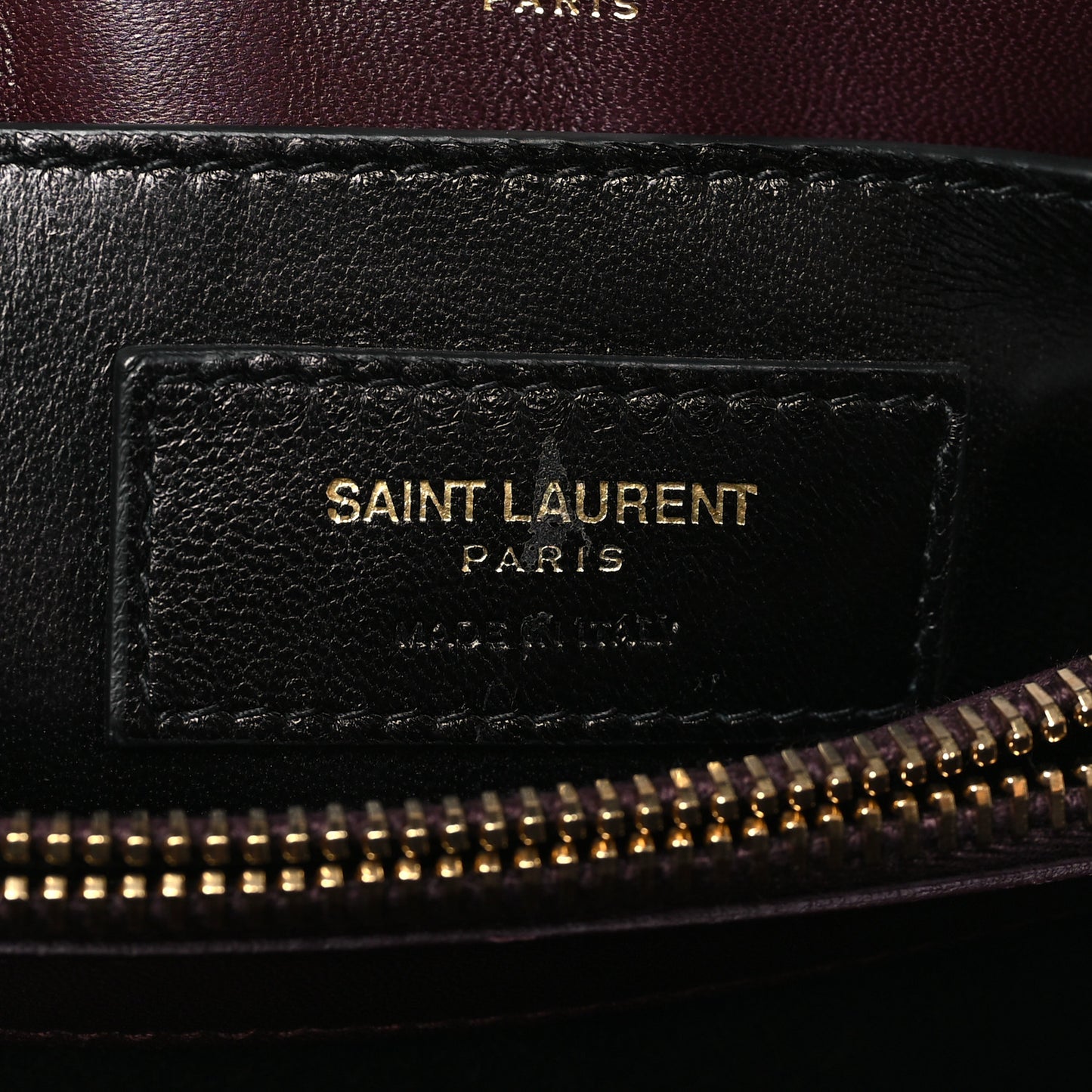 Velvet Y Quilted Monogram Small Loulou Chain Satchel Burgundy