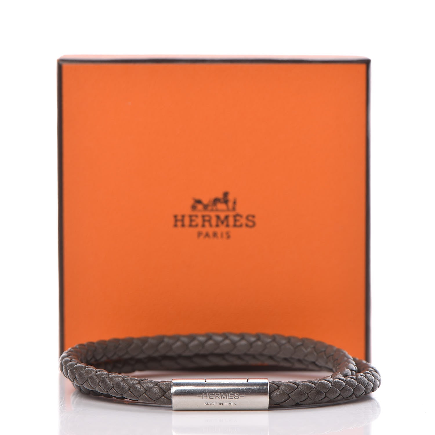 Hermes Swift Goliath Double Tour Bracelet T5 Etain 5 of 5