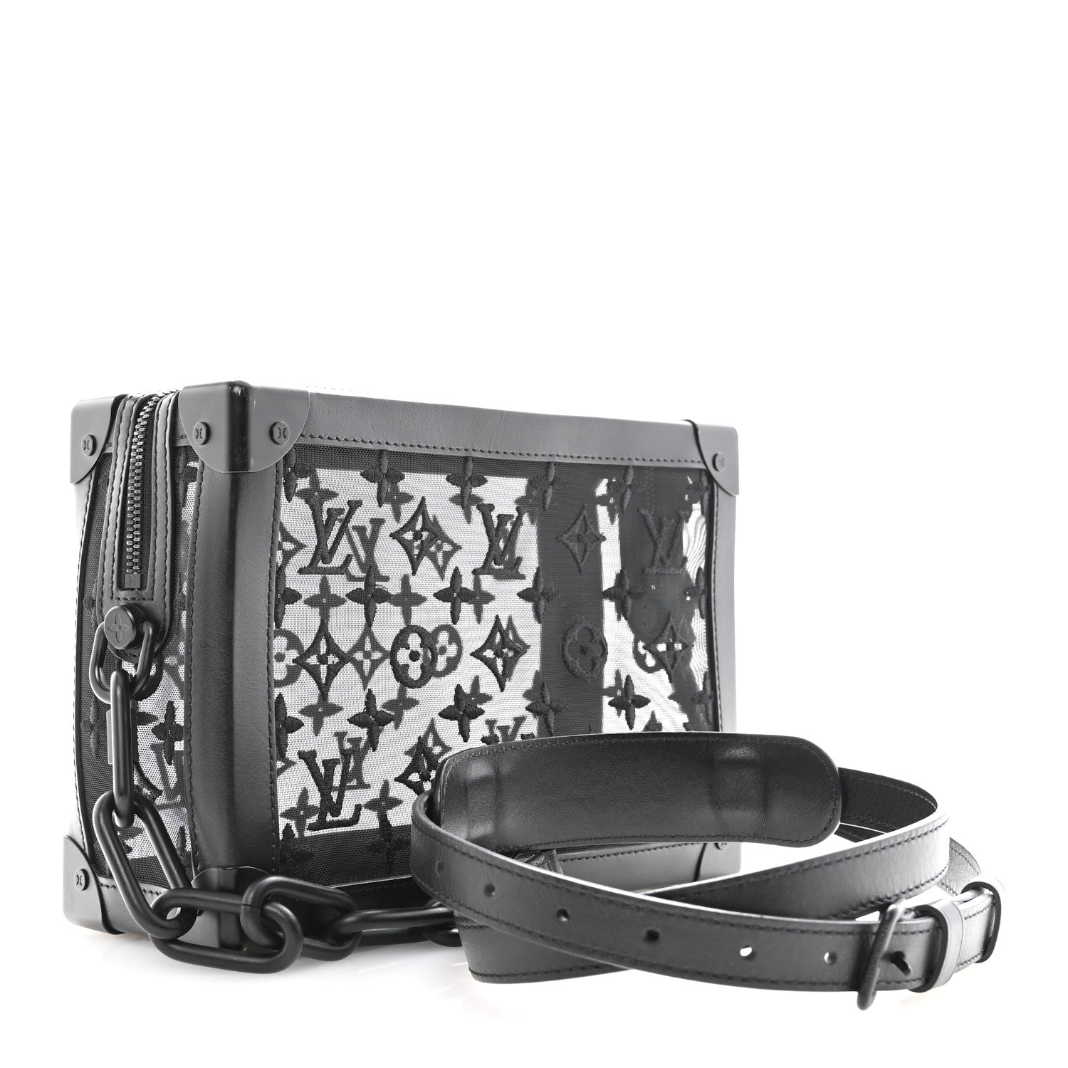 Louis Vuitton Monogram See Through Soft Trunk Black 3 of 15
