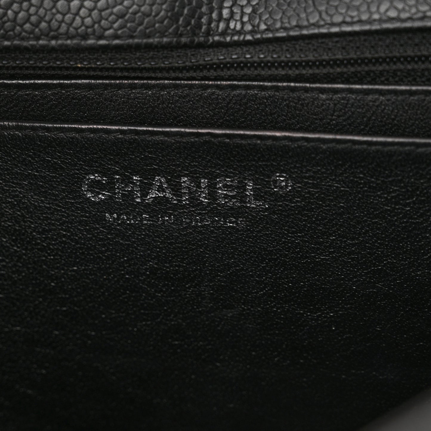 Caviar Quilted Jumbo Single Flap Black